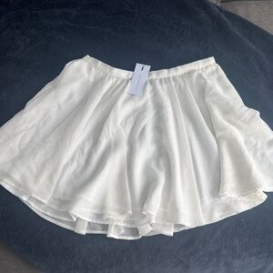 Dynamite White A-Line Full Skirt